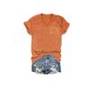 Mental Health T Shirt Grow Through It Shirt Grow Through What You Go Through Mushroom Shirt Casual Loose Graphic Fun Positive Shirt Plus Size 5XL Mental Health T Shirt Tee Tops Orange view 2