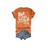Mental Health T Shirt Grow Through It Shirt Grow Through What You Go Through Mushroom Shirt Casual Loose Graphic Fun Positive Shirt Plus Size 5XL Mental Health T Shirt Tee Tops Orange view 3