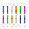 MIDELONG 12 pcs Emergency Whistle with Key Chain, Aluminum Extra Loud Safety Survival Whistle Keychain for Outdoor Sports Camping Hiking Boating Hunting, 6 Colors view 1