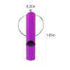 MIDELONG 12 pcs Emergency Whistle with Key Chain, Aluminum Extra Loud Safety Survival Whistle Keychain for Outdoor Sports Camping Hiking Boating Hunting, 6 Colors view 2