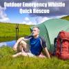 MIDELONG 12 pcs Emergency Whistle with Key Chain, Aluminum Extra Loud Safety Survival Whistle Keychain for Outdoor Sports Camping Hiking Boating Hunting, 6 Colors view 4