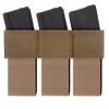 KRYDEX 5.56 Triple Mag Insert 7.62 Magazine Pouch Kangroo Magazine Holster with Polymer Mag Insert (Triple Style/Coyote Brown) view 1