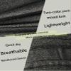 Aitrepeo Stringer Bodybuilding Tank Tops Low Cut Off Gym Workout Training Stretch Polyester Quick Dry T Shirts/Black/Black/Black/S view 3