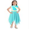 Aislor Kids Girls Sleeveless Color Block Liturgical Worship Praise Dance Tunic Dress Lyrical Contemporary Dance Costume Turquoise 10 Years view 1