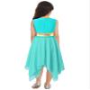 Aislor Kids Girls Sleeveless Color Block Liturgical Worship Praise Dance Tunic Dress Lyrical Contemporary Dance Costume Turquoise 10 Years view 2