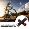 2PCS Bikes Handlebar Grips, Rubber Mountain Bikes Handlebar Grips, Avoid Slip Bikes Hand Bar End Grips with 2PCS Plastic Covers, Bikes Grips for 22mm Road Mountain Bicycle(red) view 3