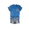 Mental Health Shirts Grow Through It Spine Sweatshirt Grow Through It Shirt Vintage Casual Tops Women Gift Tee Tops V-Neck Loose Shirt Plus Size 4XL Mental Health T Shirt Mental Health T Shirt Blue view 2