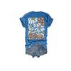 Mental Health Shirts Grow Through It Spine Sweatshirt Grow Through It Shirt Vintage Casual Tops Women Gift Tee Tops V-Neck Loose Shirt Plus Size 4XL Mental Health T Shirt Mental Health T Shirt Blue view 3