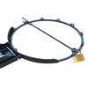 ZIMGOD Metal Basketball Rim Locking Device, Basketball Hoop Rim Lock with Padlock & Key, Basketball Rim Net Locks for 45cm/17.7" Basketball Goals view 1