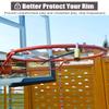 ZIMGOD Metal Basketball Rim Locking Device, Basketball Hoop Rim Lock with Padlock & Key, Basketball Rim Net Locks for 45cm/17.7" Basketball Goals view 3