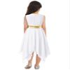Aislor Kids Girls Sleeveless Color Block Liturgical Worship Praise Dance Tunic Dress Lyrical Contemporary Dance Costume White 10 Years view 2