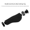 2PCS Mountain Bikes Handlebar Grips, AntiSlip Bikes Hand Bar End Grips, Mountain Bikes Handle Bar Grips with Lock, Bikes Handlebar Grips for 22mm Handlebar(Black) view 3