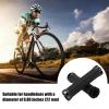 2PCS Bikes Handlebar Grips, Rubber Mountain Bikes Handlebar Grips, Avoid Slip Bikes Hand Bar End Grips with 2PCS Plastic Covers, Bikes Grips for 22mm Road Mountain Bicycle(Black) view 3