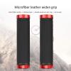 2PCS Mountain Bikes Handlebar Grips, Microfiber Leather Bilateral Locking Handle Grips, Bikes Hand Bar End Grips with Close Cover, Bikes Grips for 22mm Handlebar(red) view 4