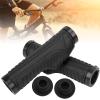 1 Pair Bikes Hand Bar End Grips, 5 2x1 3x1 7in Bikes Handlebar Grips, Avoid Slip and Double Lock Mountain Bikes Handle Bar Grips, Bikes Handlebar Grips for 22mm Handlebar(Black) view 2