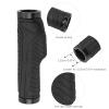 1 Pair Bikes Hand Bar End Grips, 5 2x1 3x1 7in Bikes Handlebar Grips, Avoid Slip and Double Lock Mountain Bikes Handle Bar Grips, Bikes Handlebar Grips for 22mm Handlebar(Black) view 4