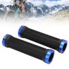 2PCS Mountain Bikes Handlebar Grips, Soft Rubber Bikes Handlebar Grips, Avoid Skid and Wearproof Mountain Bikes Handle Bar Grips, Bikes Hand Bar End Grips for Cycling(Blue) view 4