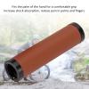1 Pair Bikes Handle Grips, Shockproof and Avoid Slip Bikes Hand Bar End Grips with End Cover, Soft Fiber Leather Bikes Handlebar Grips, Bikes Handle Bar Grips for Mountain Folding Bikes(Brown) view 3