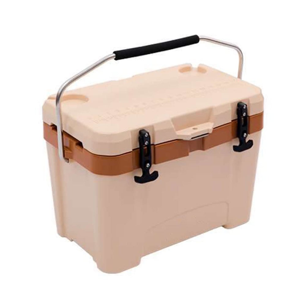 LANGWEI Camping Coolers with Wheels, 26L Leakproof Insulated Portable Ice Chest Cooler, Waterproof Hard Cooler for Picnic Hiking Beach Trip Travel