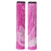 2PCS Bikes Handle Grips, Soft TPE Rubber Bikes Handlebar Grips, Avoid Slip Bikes Hand Bar End Grips with Lock Bar End, Mountain Bikes Handle Bar Grips for 23mm Handlebar(Pink) view 1