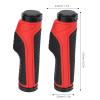 1 Pair Bikes Hand Bar End Grips, 5 2x1 3x1 7in Bikes Handlebar Grips, Avoid Slip and Double Lock Mountain Bikes Handle Bar Grips, Bikes Handlebar Grips for 22mm Handlebar(red) view 3