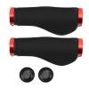 2PCS Mountain Bikes Handlebar Grips, AntiSlip Bikes Hand Bar End Grips, Mountain Bikes Handle Bar Grips with Lock, Bikes Handlebar Grips for 22mm Handlebar(red) view 1