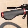 2PCS Mountain Bikes Handlebar Grips, AntiSlip Bikes Hand Bar End Grips, Mountain Bikes Handle Bar Grips with Lock, Bikes Handlebar Grips for 22mm Handlebar(red) view 2