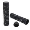 1 Pair Bikes Handlebar Grips, AntiSlip Mountain Bikes Handlebar Grips, Double Locking Bikes Hand Bar End Grips with 2PCS End Plugs, Bikes Grips for 22mm Handlebar(Black White) view 1