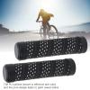 1 Pair Bikes Handlebar Grips, AntiSlip Mountain Bikes Handlebar Grips, Double Locking Bikes Hand Bar End Grips with 2PCS End Plugs, Bikes Grips for 22mm Handlebar(Black White) view 3