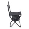 SZLIZCCC Outdoor Folding Chairs, Indoor Folding Seat with Storage Bag, Easy to Carry Outdoor Camping/Picnic and Fishing Chairs (2-Piece / 4-Piece Set) (Grey4-Piece) view 4