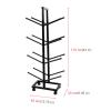 Bsetain Ball Storage Rack Organizer Double-Sided Ball Storage Rack for Home Office Store, Sports Equipment Organizer for Basketball/Football/Badminton Racket, Holds 8 Balls view 2