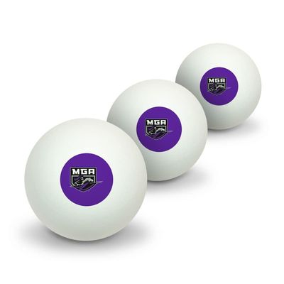 Middle Georgia State University Primary Logo Novelty Table Tennis Ping Pong Ball 3 Pack