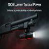 Trinity 1000 Lumen Tactical Flashlight with Rail Mount for Akkar Churchill 612  Aluminum LED Light with Magazine Tube Adapter view 4