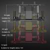 JYDQM Pull Up Bar Home Exercise Bar Drawbar Strength Training Bars,Home Gym Exercise Workout EquipmentPower Tower Set Training Equipment FitnessLoad 380kg (Color : Black) view 3