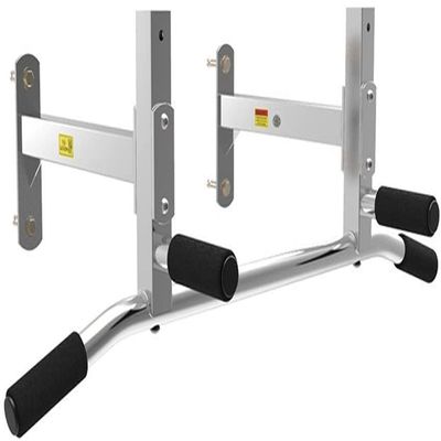 JYDQM Pull Up Bar Gym Workout Strength Training Equipment Multi-Function Fitness Equipment Hanging Bracket Gym Workout Strength Training EquipmentLoad 300kg (Color : Silver, Size : A)