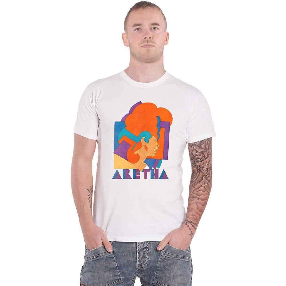 Aretha Franklin T Shirt Milton Graphic Logo Official Unisex White Size XL