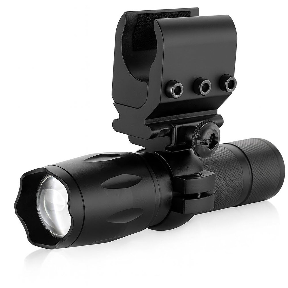 Trinity Tactical 1000 Lumen Flashlight with Magazine Tube Mount Compatible with Winchester SXP 12 Gauge Single Rail Adapter for Hunting & Home Defense
