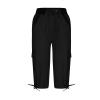 Womens Cargo Capris Hiking Pants Lightweight Quick Dry Outdoor Athletic Capri Summer Casual Bermuda Shorts w Pockets view 4