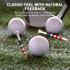 FINGER TEN Golf Tees Wood 3 1/4 2 3/4 Inch Value 50/120 Count, Durable Tees with Bright Colored Stripes for Consistent Height, 70mm 83mm Long Tees Ideal for Golfers (USA Flag, 3 1/4 Inch(120 Pack)) view 4