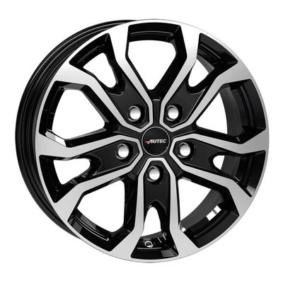 Autec rim KISO 6.5x16 ET60 5x120 Schwarz poliert compatible with VW Amarok Crafter Bus
