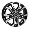 Autec rim KISO 6.5x16 ET60 5x120 Schwarz poliert compatible with VW Amarok Crafter Bus view 1