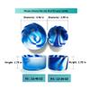 18 PCS Silicone Water Bottle Boot, Anti-slip and Anti-collision Bottom Cover 12oz-40oz, Colorful Cup Accessories Perfect Bottom Protector. (Large) view 2