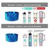 18 PCS Silicone Water Bottle Boot, Anti-slip and Anti-collision Bottom Cover 12oz-40oz, Colorful Cup Accessories Perfect Bottom Protector. (Large) view 3