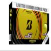 Bridgestone Golf 2021 e6 Bonus Pack Yellow/Free Sleeve Golf Balls view 1