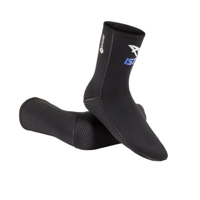 IST 3mm Super Stretch Neoprene High-Cut Diving, Freediving Socks, (2X-Small)