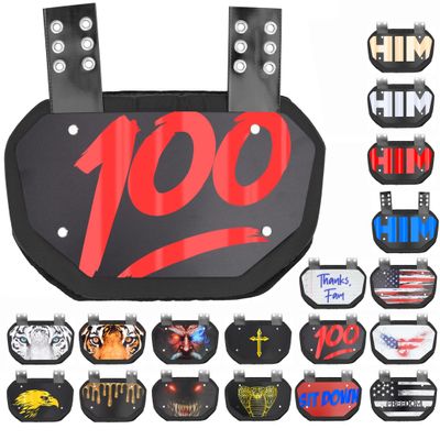 Sports Unlimited Football Backplate for Shoulder Pads - Universal Fit Back Plate - Adult & Youth Back Plate for Football