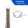 RCG, SW20-700, Wheel, Front, 700C / 622, Holes: 36, Bolt-on, 100mm, Rim view 4