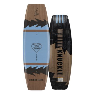 White Knuckle The Shred 134cm Wakeboard - Beginner-Intermediate Level with Molded-in Fins