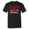 Atlanta Football Men's Vintage Fan T-Shirt (Black T-Shirt, S) view 1