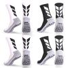 MENDENG Men's Grip Socks - Non Slip Soccer & Hospital Socks, 4 Pack Black & White view 1